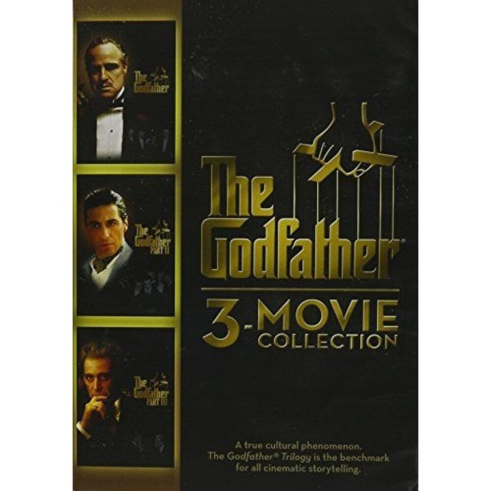 Godfather 3 Movie Collection DVD Rated R 1990 170 Min Widescreen Marlon Brando